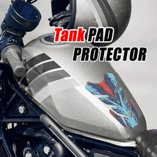 MC Motoparts Sailing Shield Gas Tank Pad Protector Cover Grip Removable