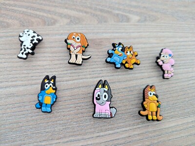 Shoe Charms/Schuhstecker/Pins f. Bluey* Fans. Für Crocs*. Kinder Geschenk Süß