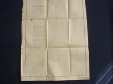 1852 Coast Survey Chart Seacoast of Delaware Maryland Part of VA Barrier I Bays