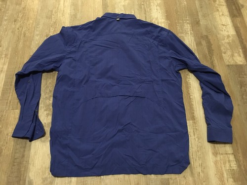 Under Armour Fishing Shirt Men’s Large XL Blue Heatgear Mesh Lined Outdoor - Picture 5 of 6
