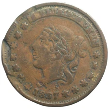 Millions for Defense 1837 Hard Times Token