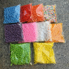 Polystyrene Filler Foam Mini Beads Balls Crafts Stuffing MulitColor