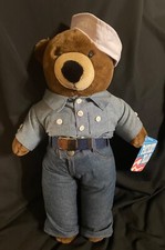 VINTAGE 1995 PATRIOT PLUSH BEAR LARGE 20" NAVY SAILOR TEDDY BEAR WITH TAGS 