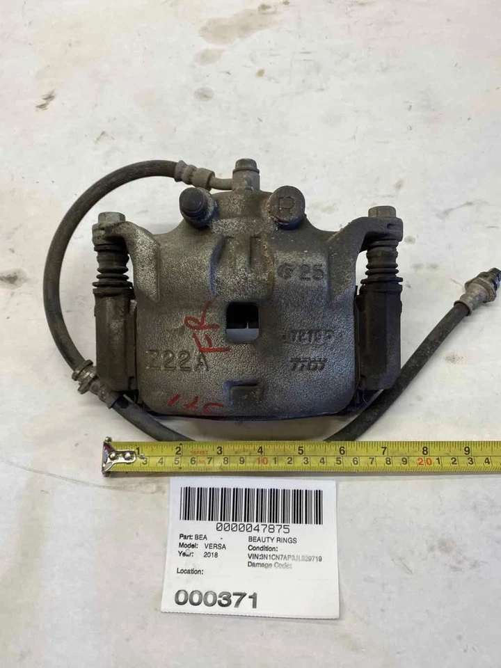 Pinza de freno de disco delantera Nissan Versa 2012-2019 lado del pasajero derecho sedán G Foto 2 de 4