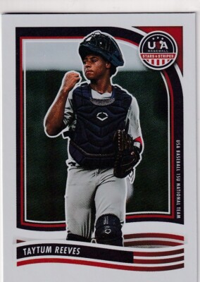 2024 USA BASEBALL RC TAYTUM REEVES STARS AND STRIPES ROOKIE AA-2060