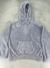 Zella Hoodie Jacket Womens Size Small Gray Cozy Pullover Fleece