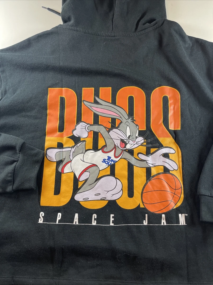 Rue 21 XL Extra Large Black Space Jam Tune Squad Graphic Hoodie