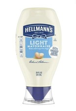 Brand New Hellmanns Light Mayonnaise Cage Free Eggs Squeeze Bottle 20fl Oz
