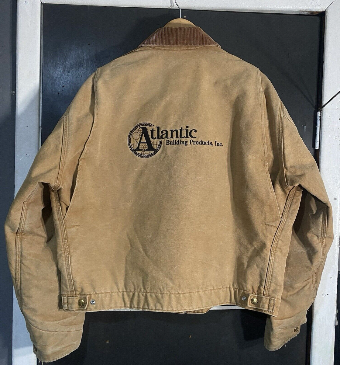 Vintage Carhartt J01 BRN Detroit Blanket Lined Jacket with Vintage Carhartt J01 BRN Detroit Blanket Lined Jacket with