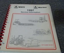 1997 Agco New Idea White Tillage Service Information Manual 79017244 xz