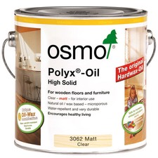 Osmo Polyx Oil 2.5 litres 3062  Matt - Clear Oil for Wooden Floors & Furniture