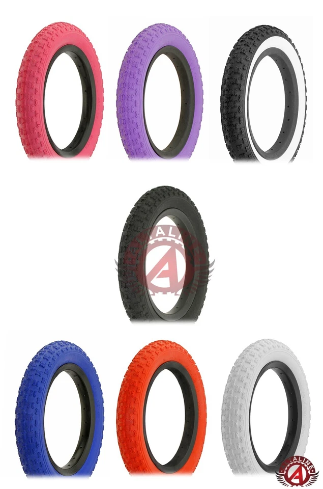 ALTALINE 12 1/2" x 2 1/4" Bicycle Tires Domino Youth Child Kid Boy Girl Bike BMX