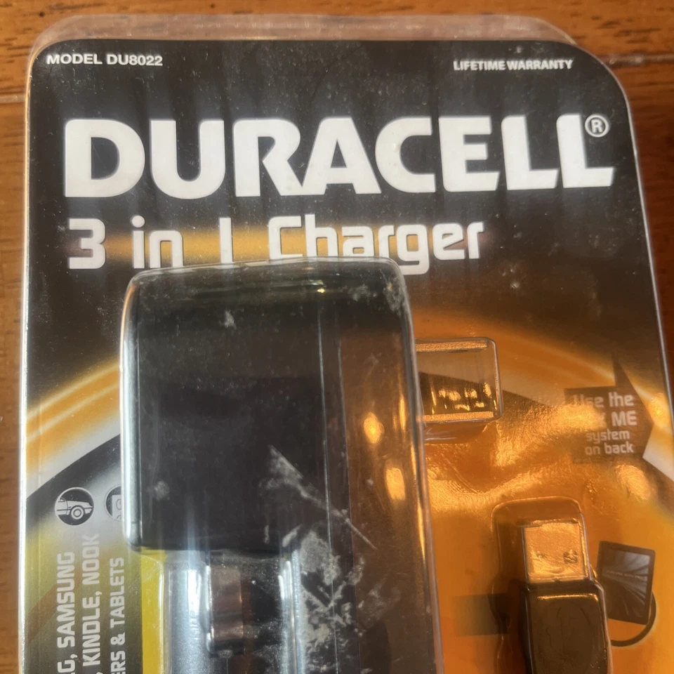 Duracell 3 In 1 Charger Use With iPod LG Samsung Motorola Kindle Nook Car & Home - Image 2 of 4