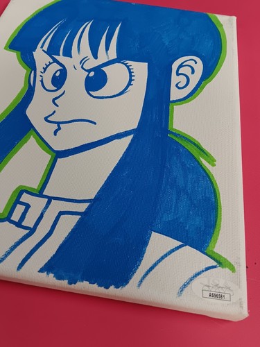 Tone Rodriguez Artist Signed Bulma Artwork On Canvas, Jsa Certified - Picture 2 of 3