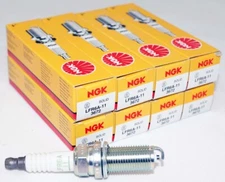 Set of 8 Genuine NGK 3672 Spark Plugs - V-power LFR6A11