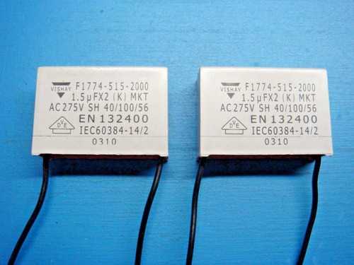 1x 0,15µF 275V~ AV R.46 MKP X2 SH K (150nF,uF,310,250,Kondensator)F130