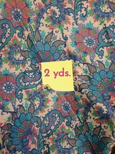 100 Thai Hand Woven Silk Fabric. 2 yards.