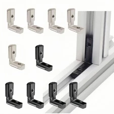 T-Slot L Joint Bracket Connector Hardware for 4040 Aluminum Extrusion Profile