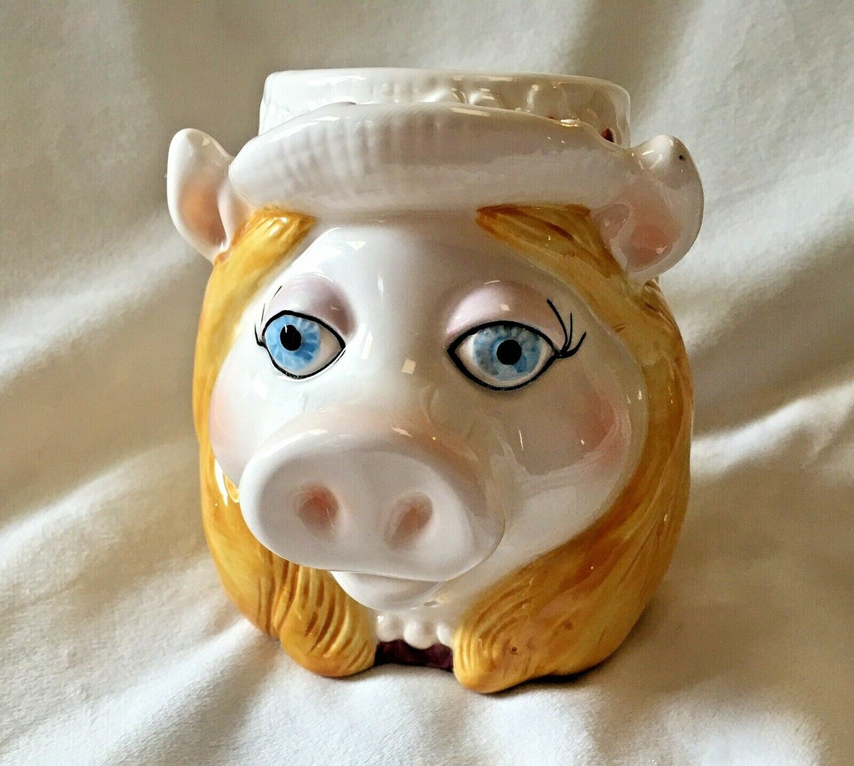 レア【新品・タグ付き】ミス・ピギー（Miss Piggy） 大きいサイズ Vintage Miss Piggy Mug ~ Sigma Tastesetter Made in Japan Henson