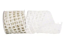 90361W-810-10F Art_and_Craft_Supply 4 Inch X 10 Yards Ivory