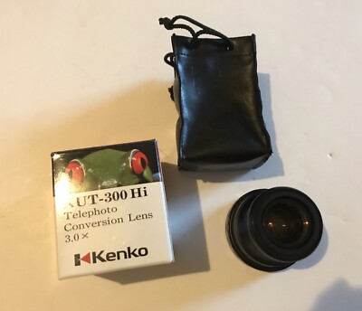 Used excellent KENKO KUT-300Hi 3x Telephoto Conversion Lens , Made in Japan