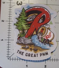 RAINIER BREWING Washington Great PNW refresh STICKER decal craft beer brewery E