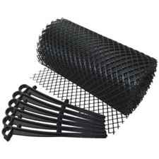 Amtech 6m Roll Gutter Protection Mesh  with 6 Fixing Clips Roll s6485