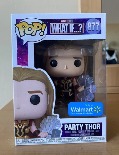Funko Pop! Marvel: ¿Qué pasaría si? - Party Thor #877 (exclusivo de Walmart)