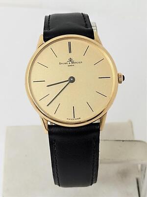 Unisex Solid 18k BAUME & MERCIER Winding Watch c.1980s Ref Unisex Solid 18k BAUME & MERCIER Winding Watch c.1980s Ref