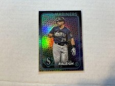 Baseball Card | #122 Cal Raleigh Easter Holiday Base Foil - 2024 Topps Series 1