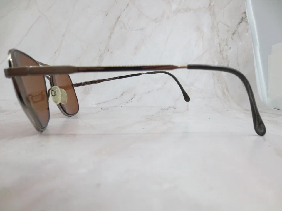 Chesterfield Sunglasses Frame 0002-130 Silver Metal Brown Lens Aviator 58-17-145 - Image 3 of 4