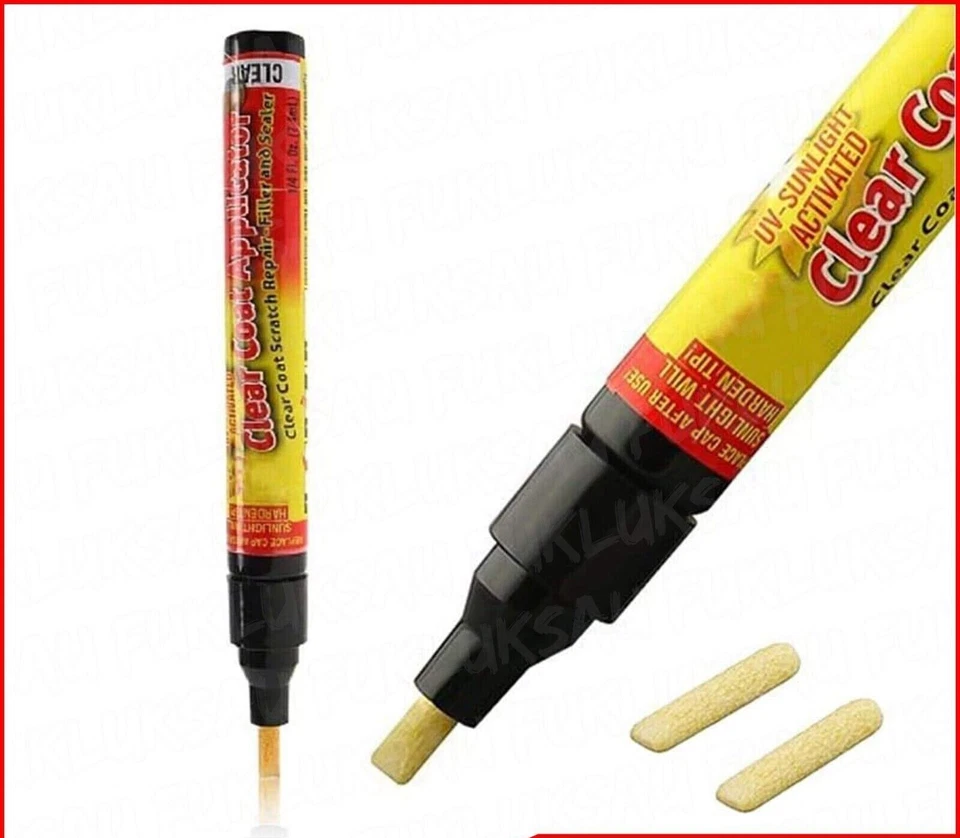 SANS MARQUE STYLO EFFACE RAYURE VU A LA TV FIX IT PRO CARROSSERIE VOITURE ET MOTO CLEAR COAT