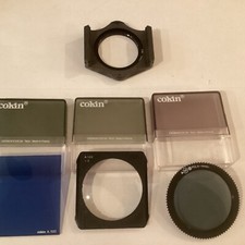 49mm 3-Slot Filter Holder for Cokin Filters  3 Filters W/cases