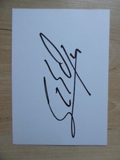Sebastien Ogier "Rally" autograph signed 10x15 cm index card