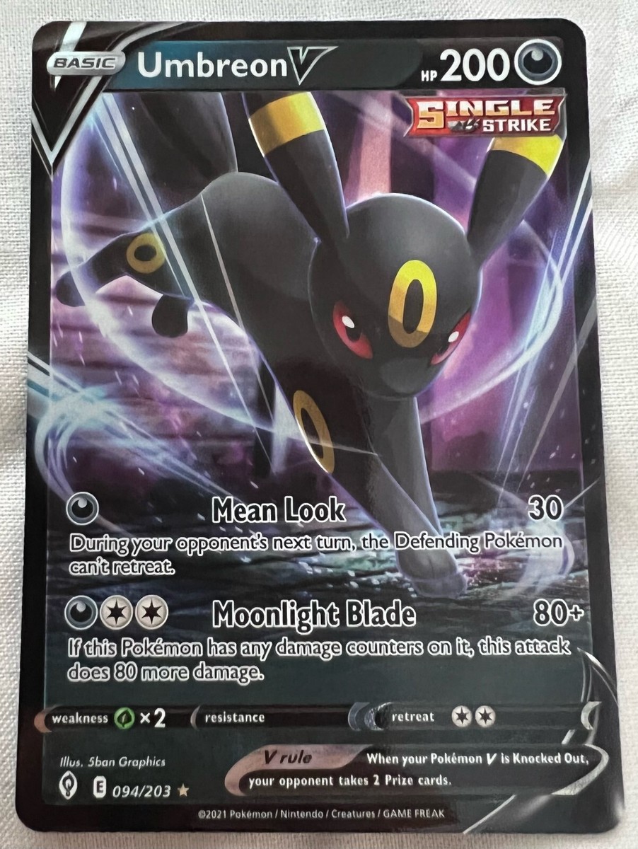 Umbreon V 094/203 Full Art Ultra Rare - 2021 Pokemon