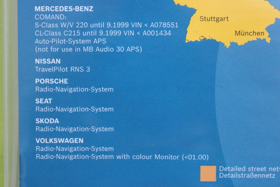 CD NAVIGATION NON DX DEUTSCHLAND 2007 VW MERCEDES PORSCHE AUDI NISSAN FORD SKODA - Bild 3 von 3