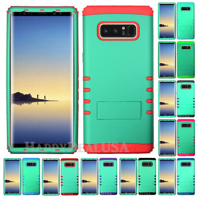 For Samsung Galaxy Note 8 - KoolKase Hybrid Silicone Cover Case - Pearl Green FL