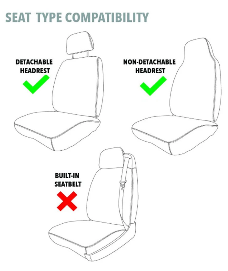 Atlanta Falcons Car Seat Covers High Back  Pair Universal SUV