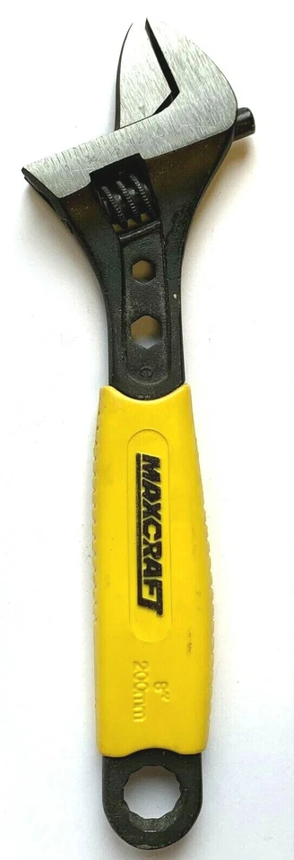MAXCRAFT 8" ADJUSTABLE WRENCH #62304 - NEW! - Image 2 of 4