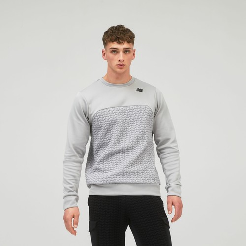 New Balance Men's Heatloft Crew Grey 