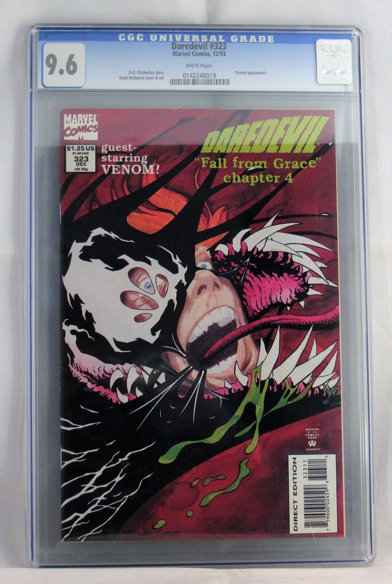 Daredevil 323 NM+ 9.6 CGC Certified Venom Cover Scott McDaniel