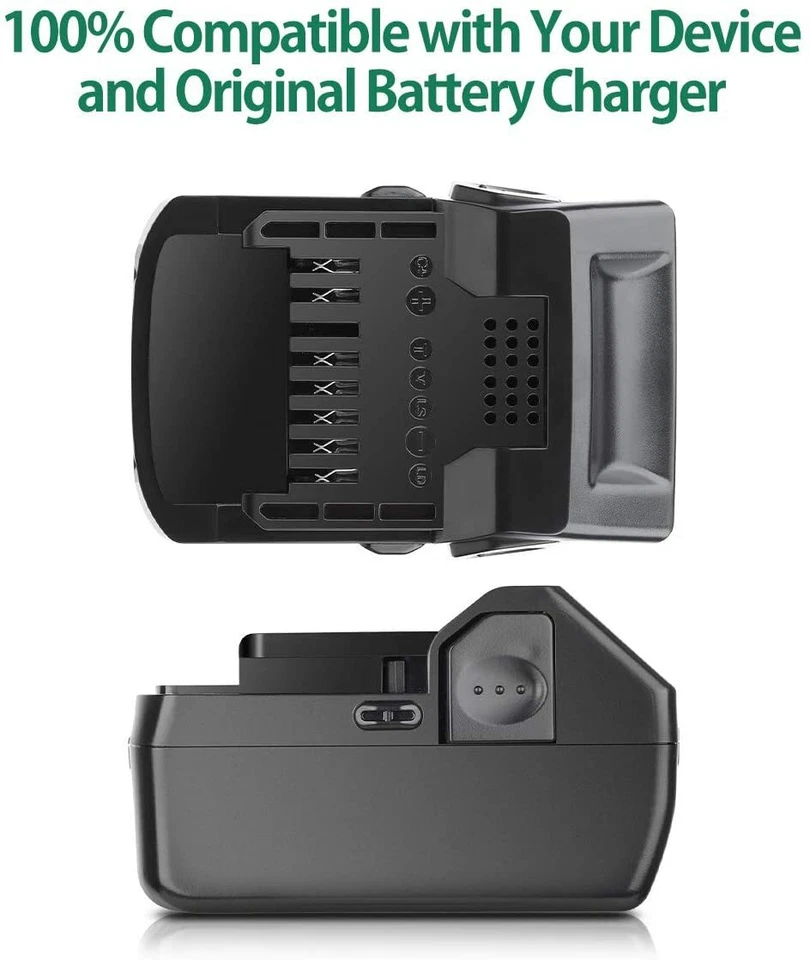 Nueva batería de iones de litio deslizante de 18 V 7,0 AH para Hitachi BSL1830 BSL1815X BSL1830C litio Foto 4 de 4
