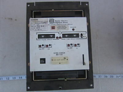 Basler-Electric BE1-55 BE1-27/59 BE-1 BE1- 50BF BE1- 79 BE1-87G Relay, Used