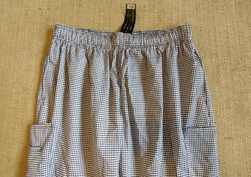 Natural Uniforms Classic Houndstooth Chef Pants. Size 3XL. New with tags  - Image 2 of 4