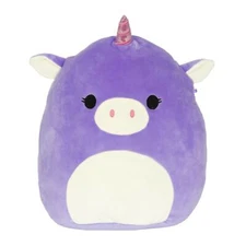 Squishmallow 'Astrid' The Unicorn Purple 5 Inch Stuffed Plush Toy NWT
