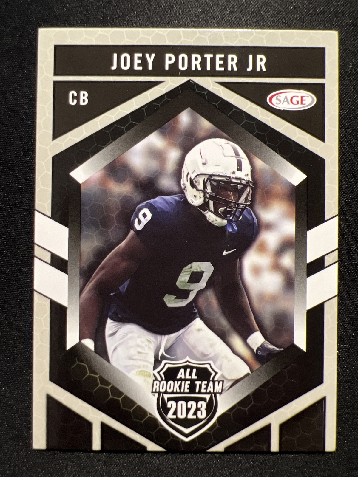 2023 Sage All Rookie Team Joey Porte Jr RC Penn State Steelers Football Card RT-186 🏈🐷
