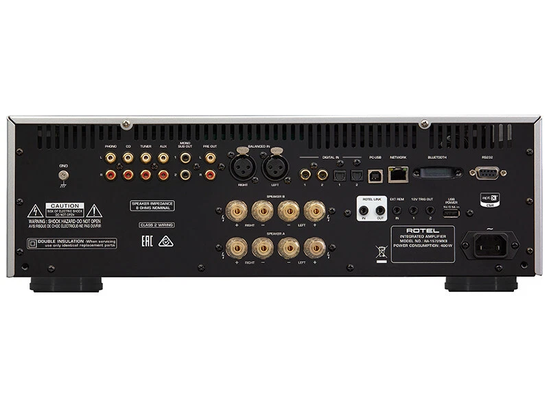 ROTEL RA 1572 MKII BLACK AMPLIFICATORE INTEGRATO NUOVO GARANZIA UFFICIALE - Immagine 2 di 3