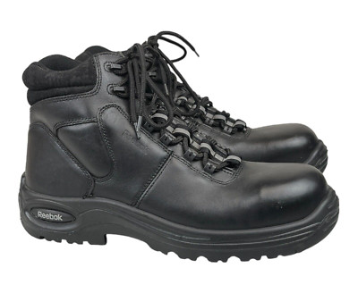 Reebok Trainex RB6765 Sport Work Boots Composite Safety Toe Mens Size 13M Black