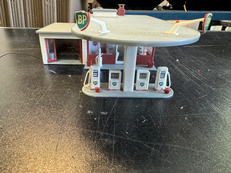 Faller H0 130347 Station-Service BP En Bon État - Photo 2/4