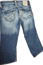 BIG STAR Casey Low Rise Fit Women's Size 27 (28x21) Capri Cropped USA MADE